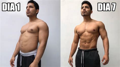 antes y después del entrenamiento